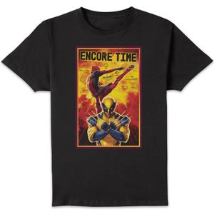 Marvel Deadpool Encore Time Unisex T-Shirt - Black