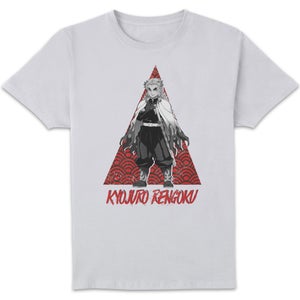 Demon Slayer Kyojuro Tri Unisex T-Shirt - White