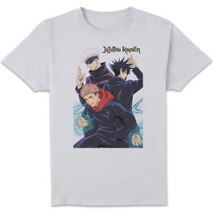Jujutsu Kaisen Trio Unisex T-Shirt - White