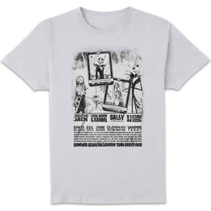 The Nightmare Before Christmas Mono Unisex T-Shirt - White