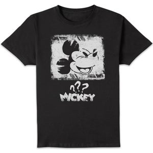 Disney Mickey Mono Unisex T-Shirt - Black