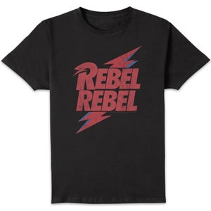 David Bowie Rebel Rebel Unisex T-Shirt - Black