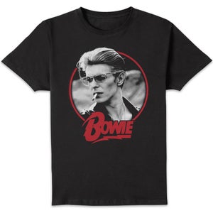 David Bowie Smoking Unisex T-Shirt - Black