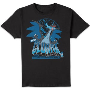 Pokémon Mega Glurak X Unisex T-Shirt - Schwarz