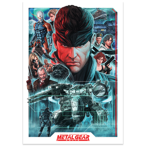 Metal Gear Solid Montage Art Print