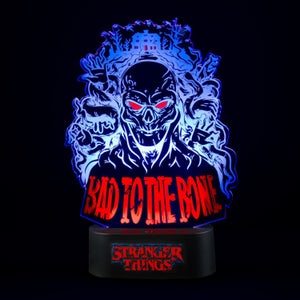 Stranger Things Bad To The Bone LED Table Lamp