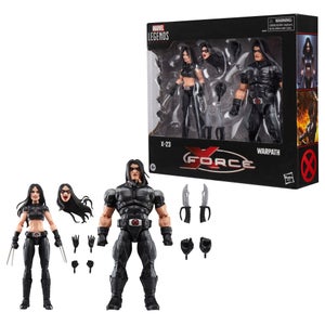 Marvel Legends Series X-Force X-23 & Warpath Two-Pack, 2 Comics-Inspired 6" Action Figures