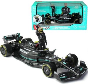1:24 F1 MB W14 2023 WITH DRIVER FIGURE HAMILTON
