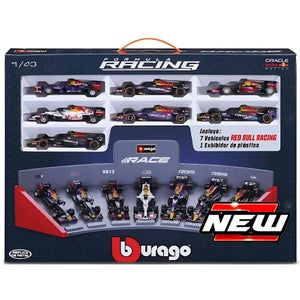 1:43 F1 RED BULL RACING DELUXE GIFT SET WITH DISPLAY STAND