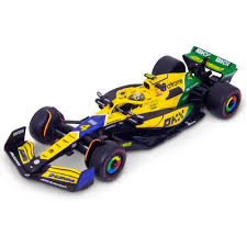 Bburago 1:43 F1 MCLAREN MCL38 2024 NORRIS - SENNA LIVERY