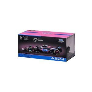 Bburago 1:43 F1 BWT ALPINE F1 TEAM A524 2024 WITH HELMET GASLY