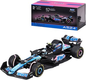 Bburago 1:43 F1 BWT ALPINE F1 TEAM A524 2024 WITH HELMET OCON