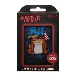 Stranger Things Castle Byers Pin Badge