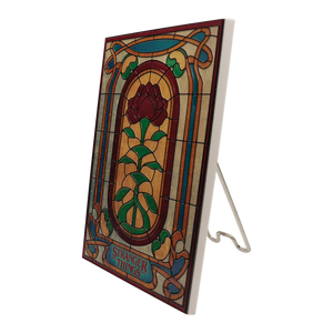 Stranger Things Creel House Stained Glass Window Resin Plaque