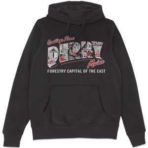 IT - Welcome To Derry Postcard Hoodie - Black