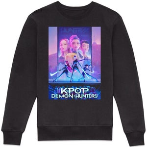 K-Pop Demon Hunters Poster Sweatshirt - Black