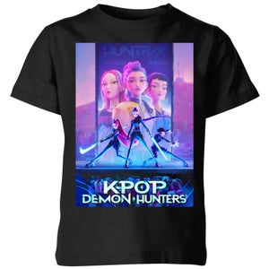 K-Pop Demon Hunters Poster Kids' T-Shirt - Black