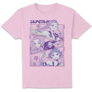 KPop Demon Hunters Huntrix Unisex T-Shirt - Light Pink