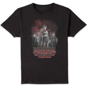Stranger Things Lineup Unisex T-Shirt - Black