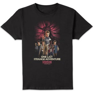 Stranger Things One Last Stranger Adventure Unisex T-Shirt - Black