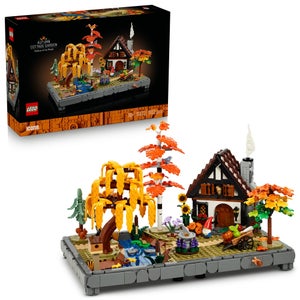 LEGO Icons Autumn Cottage Garden Model Kit for Adults 11372
