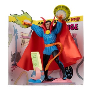 Marvel Doctor Strange 1:10th Scale Collectible with Scene (Strange Tales #128)  McFarlane Toys