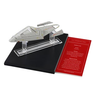 Star Trek Library Voyager NCC-74656-J Die-cast ship and book