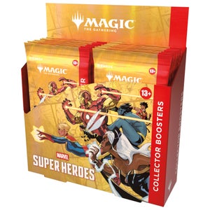 Magic: The Gathering Marvel Super Heroes Collector Booster Box (12 Packs)