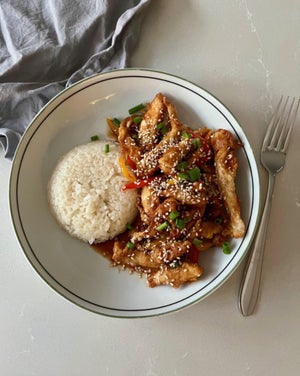 Low FODMAP Sweet Chilli Chicken (Air Fryer)