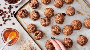 Chocolate Protein Balls with Tahini Recipe