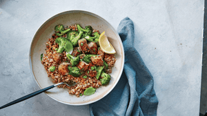 Pork and Broccoli Grain Bowl