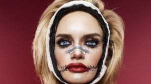 Broken doll Halloween makeup tutorial with NYX