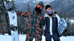 HANNAH TETER TEACHES YOUTUBE STAR HOW TO SNOWBOARD