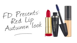 FD Presents: Red Lip Autumn Look
