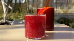 Lyre’s Sparkling Pomegranate Punch