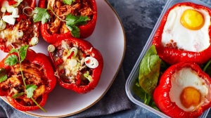 3 νόστιμες υγιεινές γεμιστές πιπεριές | Γρήγορο Πρωινό & Μεσημεριανό