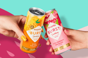 Fizz Up Your Fridays with our NEW Sparkling BURST Mocktail Cans