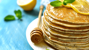Tortitas de limón y semillas de amapola