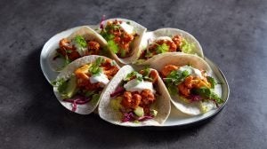 Vegan Buffalo Cauliflower Tacos