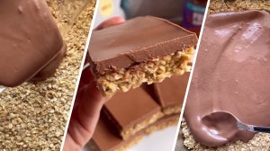 Simple Protein Chocolate Flapjacks