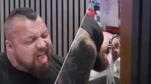 Strongmen Almost Sick From Intense Hot Wings Challenge