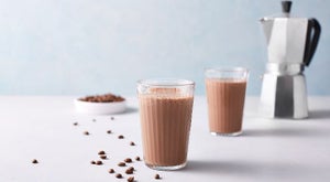 Smoothie protéiné café-chocolat