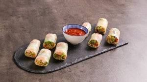 Rouleaux de Printemps Healthy Avec Sauce Satay  | Recette du fast food revisitée