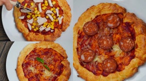 Pizza aus der Heißluftfritteuse auf 3 Arten