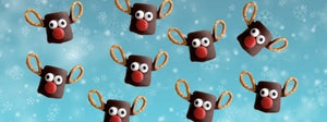 Rentier Marshmallow Pops | Fitwaffle Weihnachts-Rezept