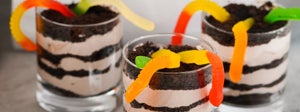 Halloween Pudding Cups