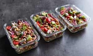 Kichererbsen Salat | 10 Minuten Meal Prep Rezept