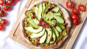 Avocado-Toast Pizza | 15-Minute Vegan Pizza