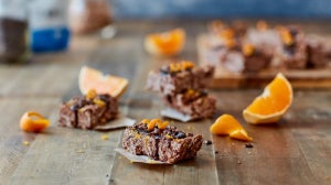 Homemade Vegan Protein Bars | Chocolate Orange