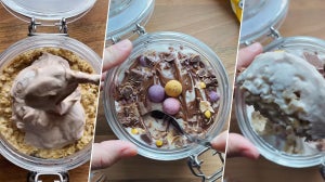 No-Bake High-Protein Easter Cheesecake